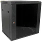 Gabinete Pared LINKMADE RK12-4L 12U Fondo 45cm Negro Incluye M6-4KIT y 2U - Miniatura 3