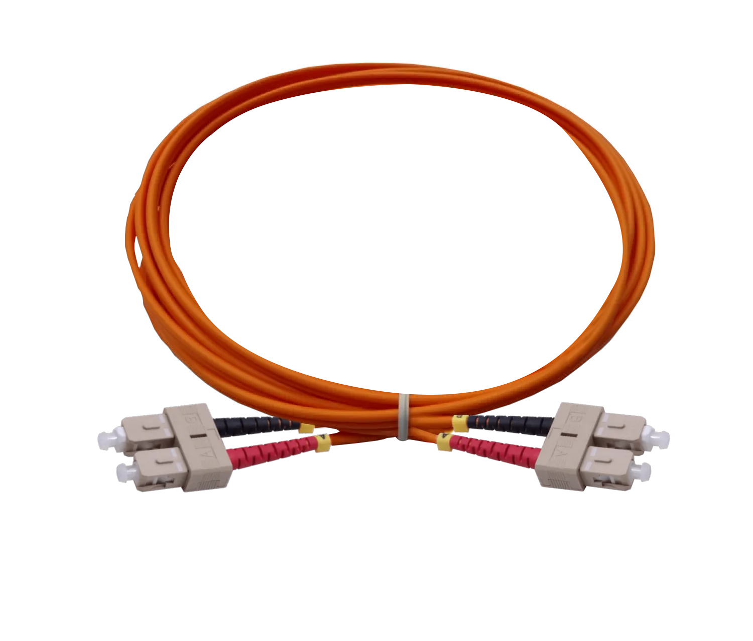 1mt SC-SC OM1 MultiModo MM Duplex Jumper Fibra 62.5/125um 3mm LSZH 2