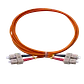 1mt SC-SC OM1 MultiModo MM Duplex Jumper Fibra 62.5/125um 3mm LSZH - Miniatura 2