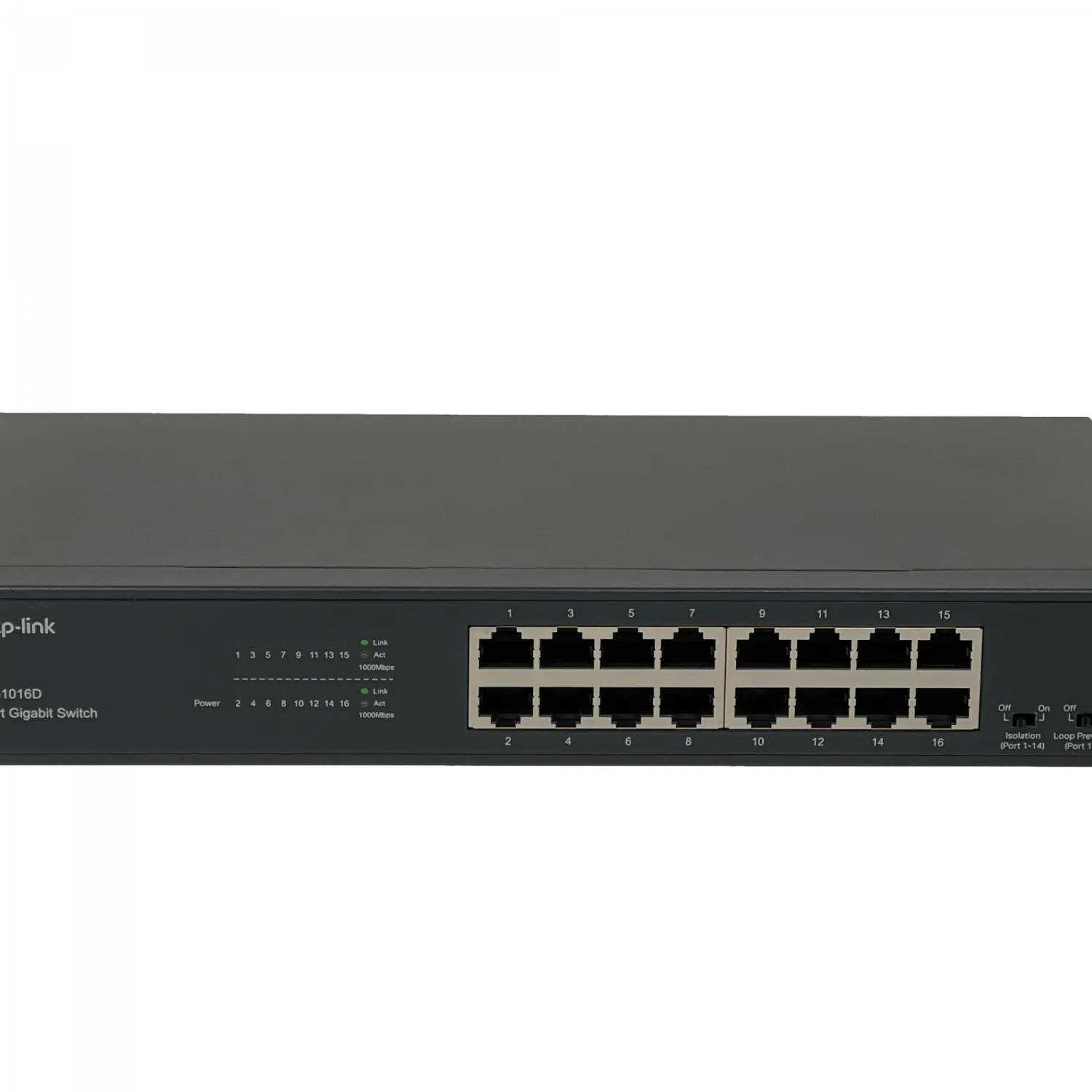 Switch TP-LINK TL-SG1016D 16 Puertos Gigabit, Compacto, Auto MDI/MDIX, Rackable, Plug&Play, No Admin 6