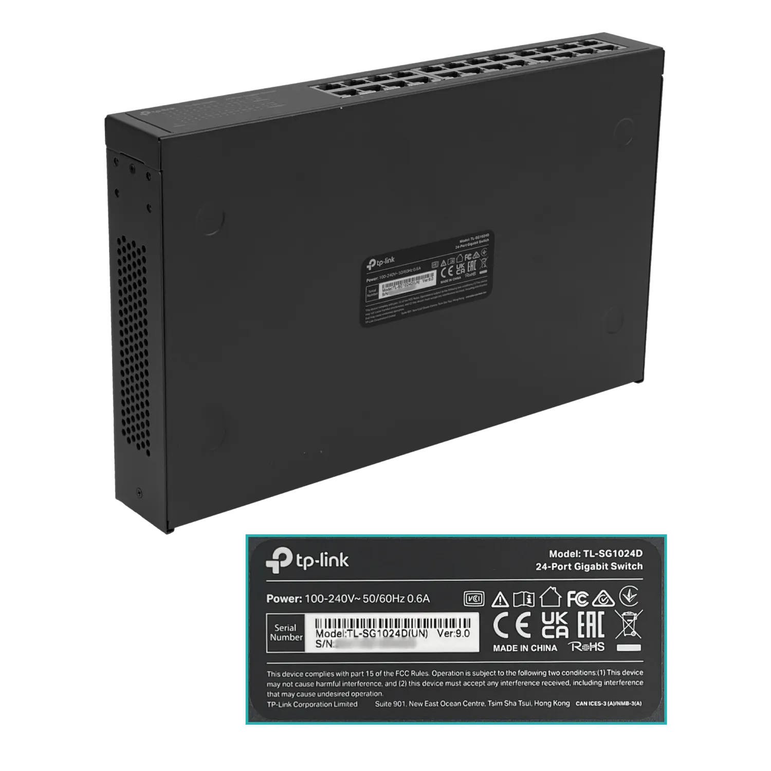 Switch TP-LINK TL-SG1024D 24 Puertos Gigabit, Diseño Compacto, Auto MDI/MDIX, Rackable, No Administr 3