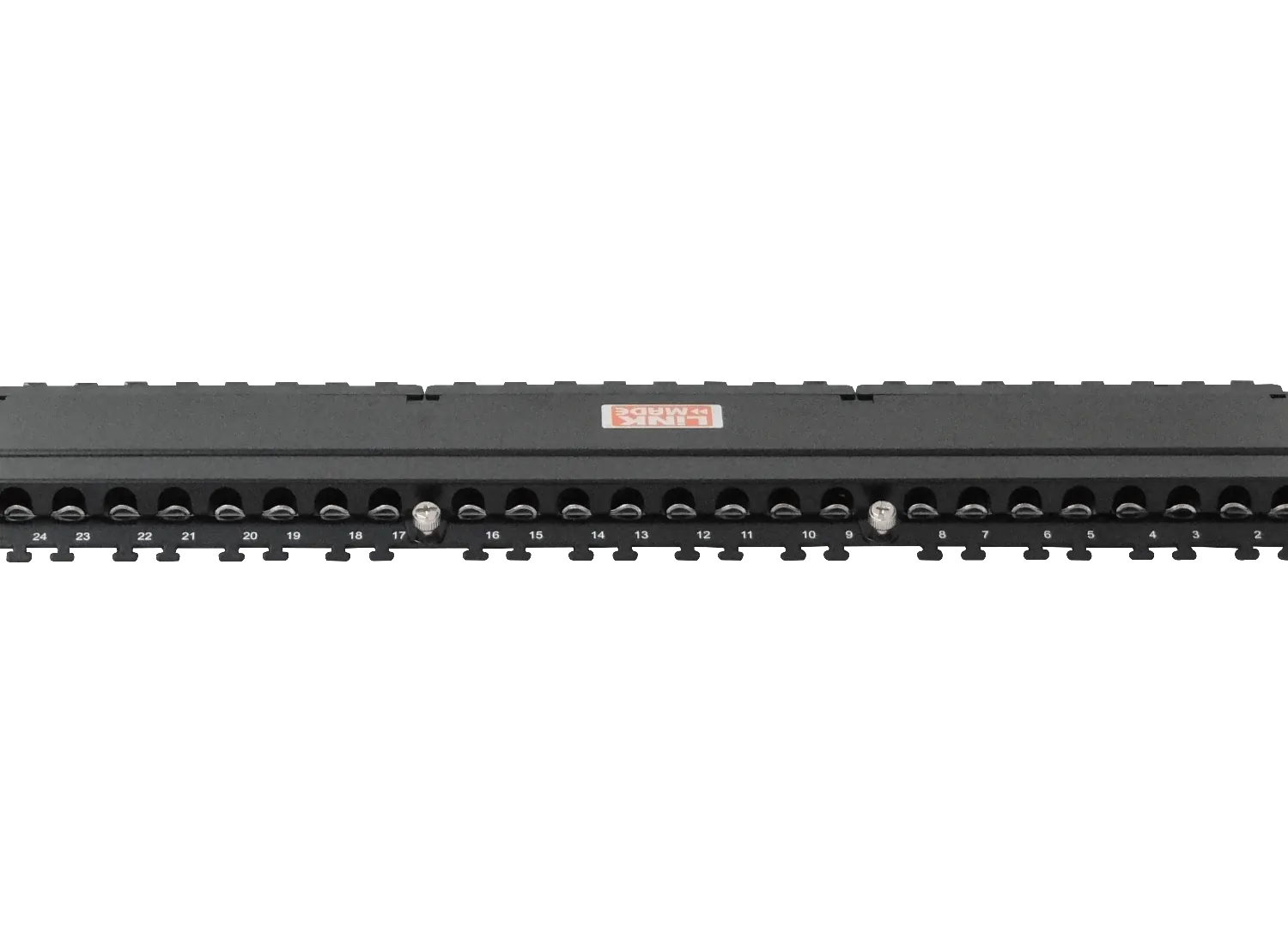 Patch Panel LINKMADE 0.5U, 24 Puertos RJ45, Cat6A F/UTP S/FTP, Blindado 5