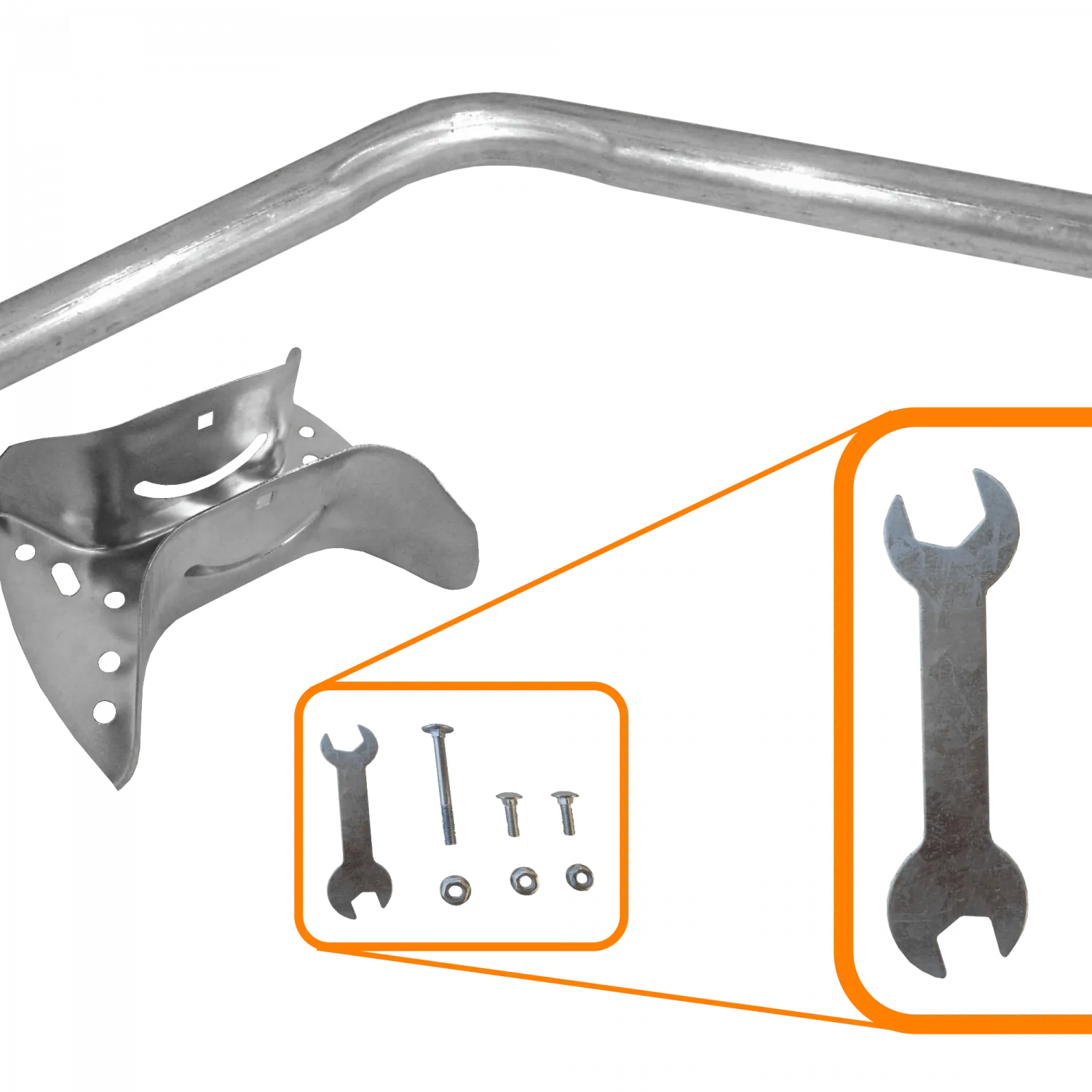 Soporte Exterior LINKMADE BAM-90 90cm Abatible Galvanizado para Muro 2
