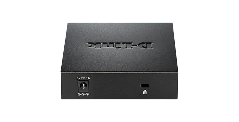Switch D-Link DGS-105, Plug & Play, 5 Puertos Gigabit 1000Mbps, Ideal para Gaming y Streaming 4K 3