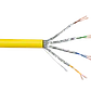 Cable Patch LINKMADE Cat6a U/FTP 3mt Amarillo LSZH Inyectado Multifilar - Miniatura 2