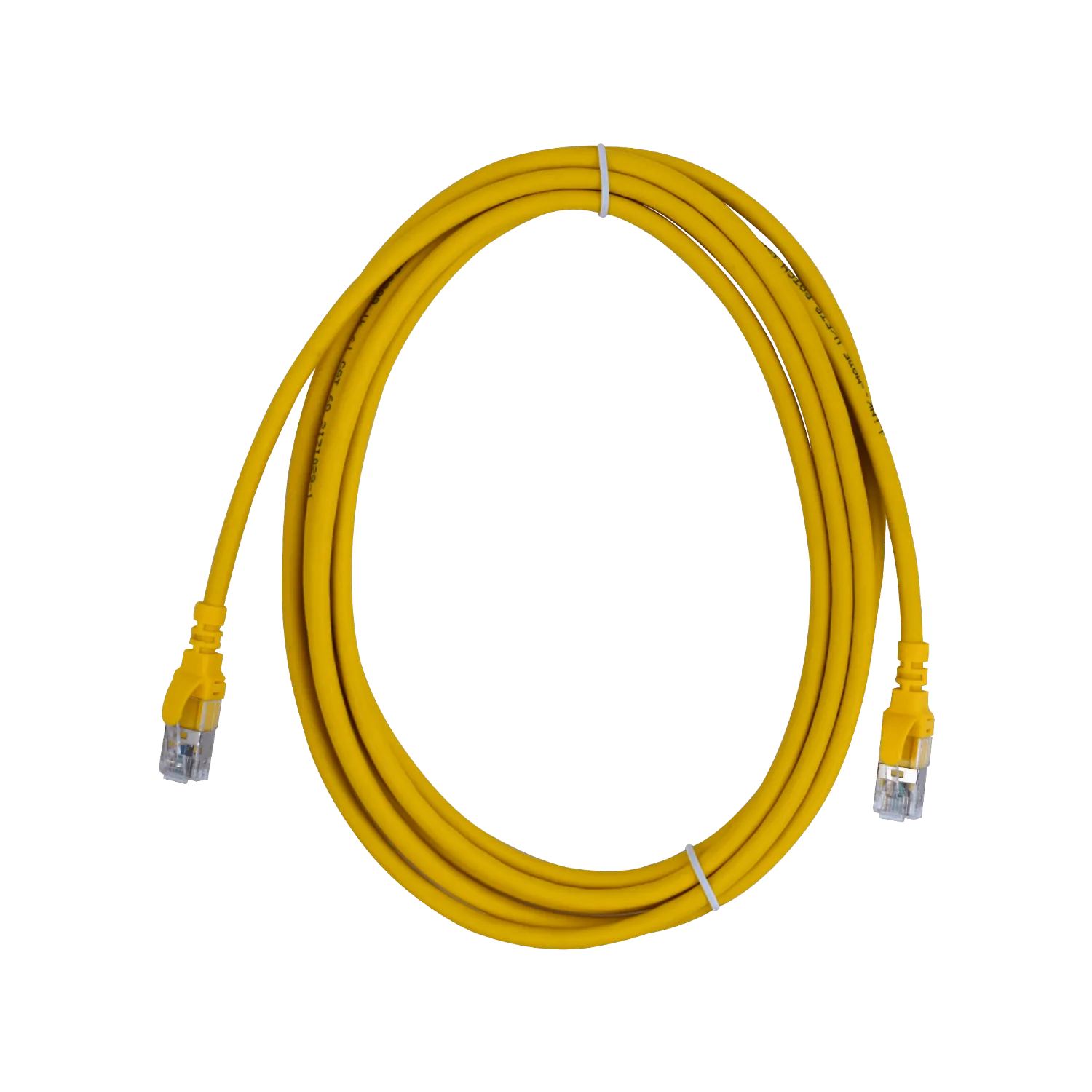 Cable Patch LINKMADE Cat6a U/FTP 3mt Amarillo LSZH Inyectado Multifilar 3