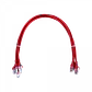 Pack x4 Cable Patch LINKMADE Cat6a U/FTP 0.5mt Rojo LSZH Inyectado Multifilar - Miniatura 3