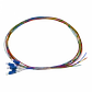 LC/UPC SM 1,5mt 4-unidades Pigtail 150cm 0,9mm 1.5mt MonoModo 9/125um - Miniatura 2