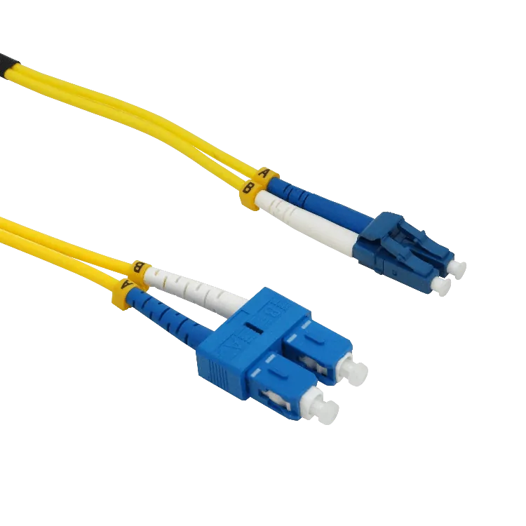 3mt LC-SC/UPC MonoModo SM Duplex Jumper Cable Fibra 9/125um 3mm 3