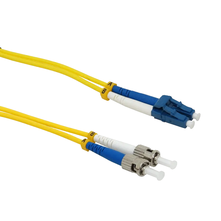 3mt LC-ST/UPC MonoModo SM Duplex Jumper Cable Fibra 9/125um 3mm LSZH 2