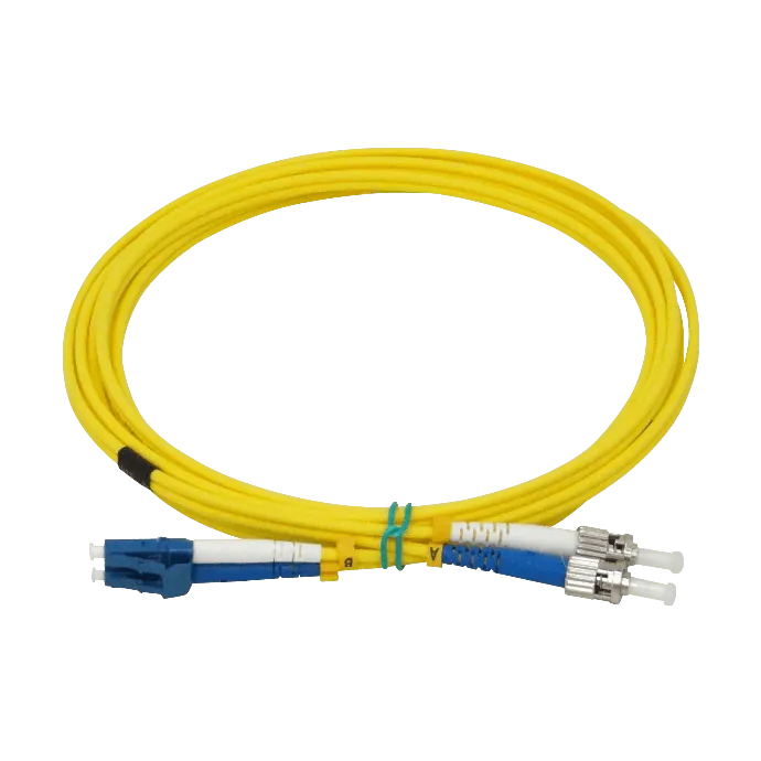 3mt LC-ST/UPC MonoModo SM Duplex Jumper Cable Fibra 9/125um 3mm LSZH 3