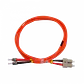 3mt ST-SC OM1 MultiModo MM Duplex Jumper Fibra 62.5/125um LSZH - Miniatura 2