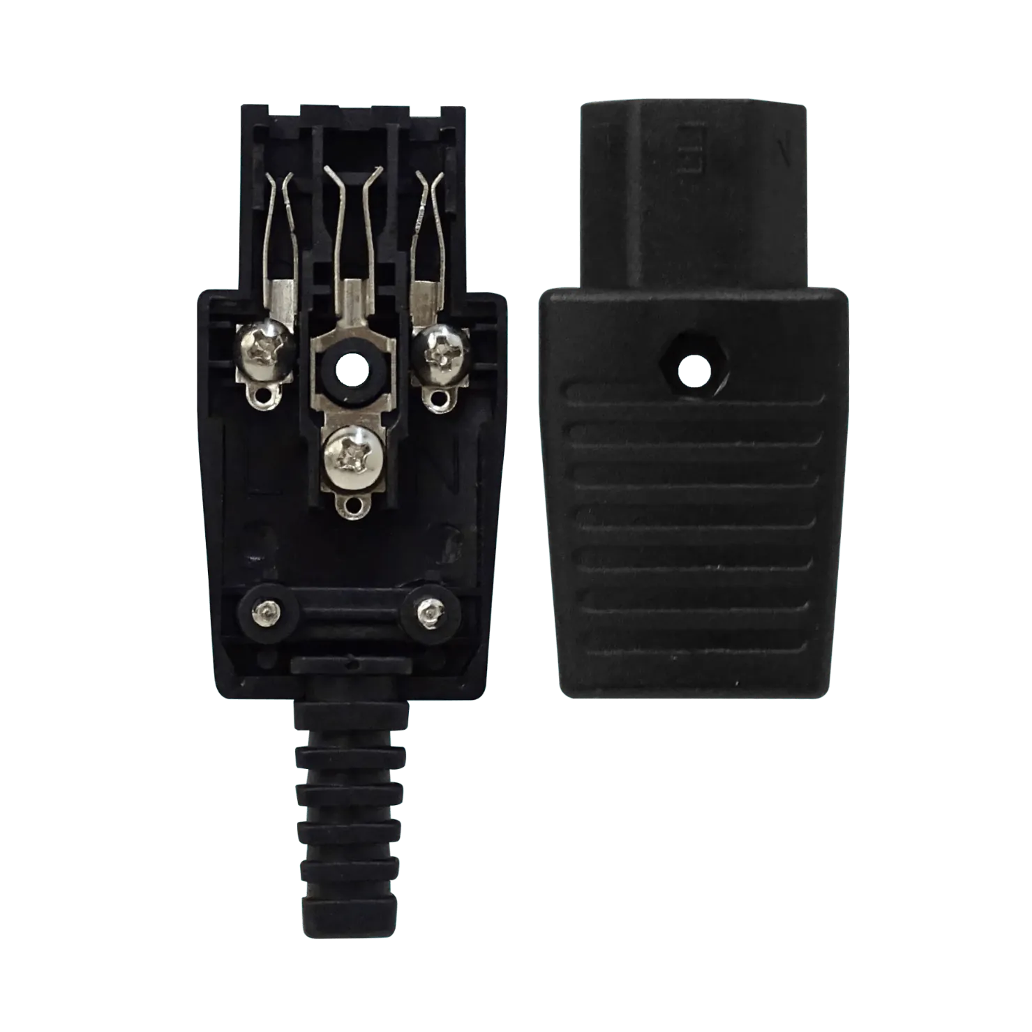 Enchufe Hembra C13 Volante Computacion 10A Negro 3
