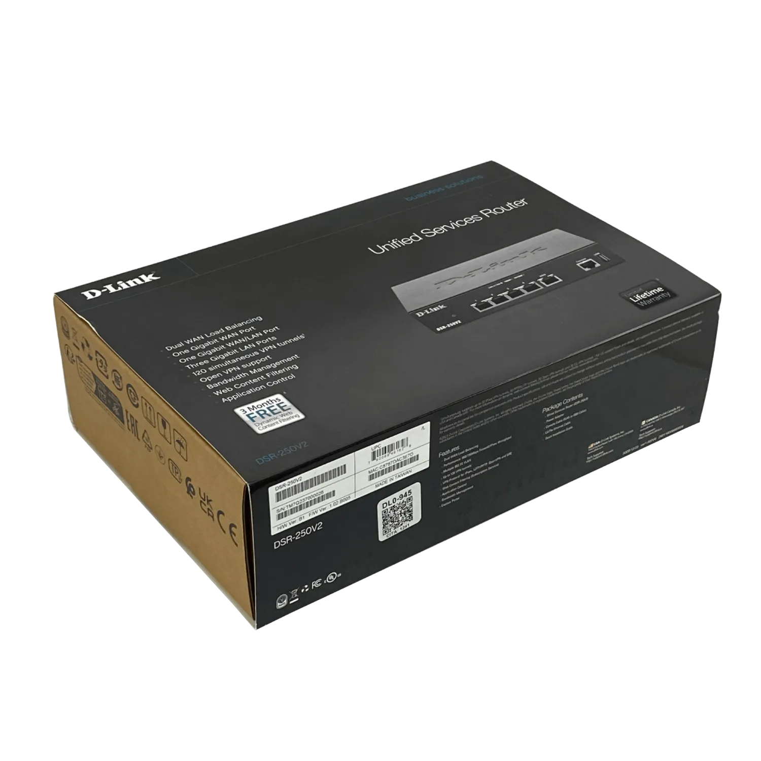 Router D-Link DSR-250V2, 5 Puertos Gigabit, VPN  3