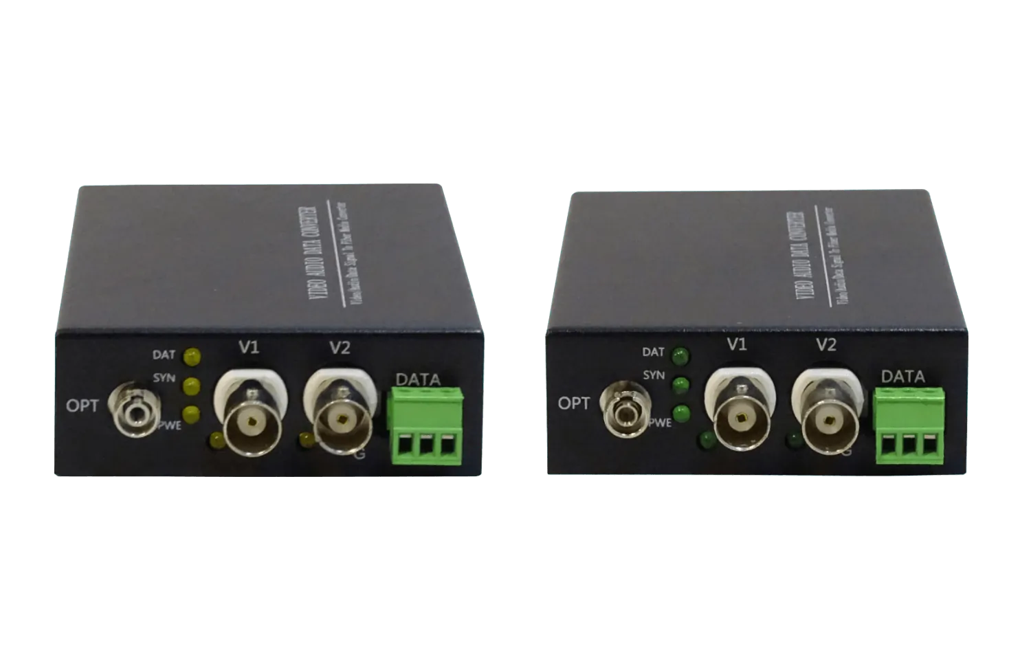 Transmisor de Video 2 Canales, 720p/960p, FC BNC-H RS485 TX/RX, Fibra Óptica SM, 20km, CCTV TVI 3
