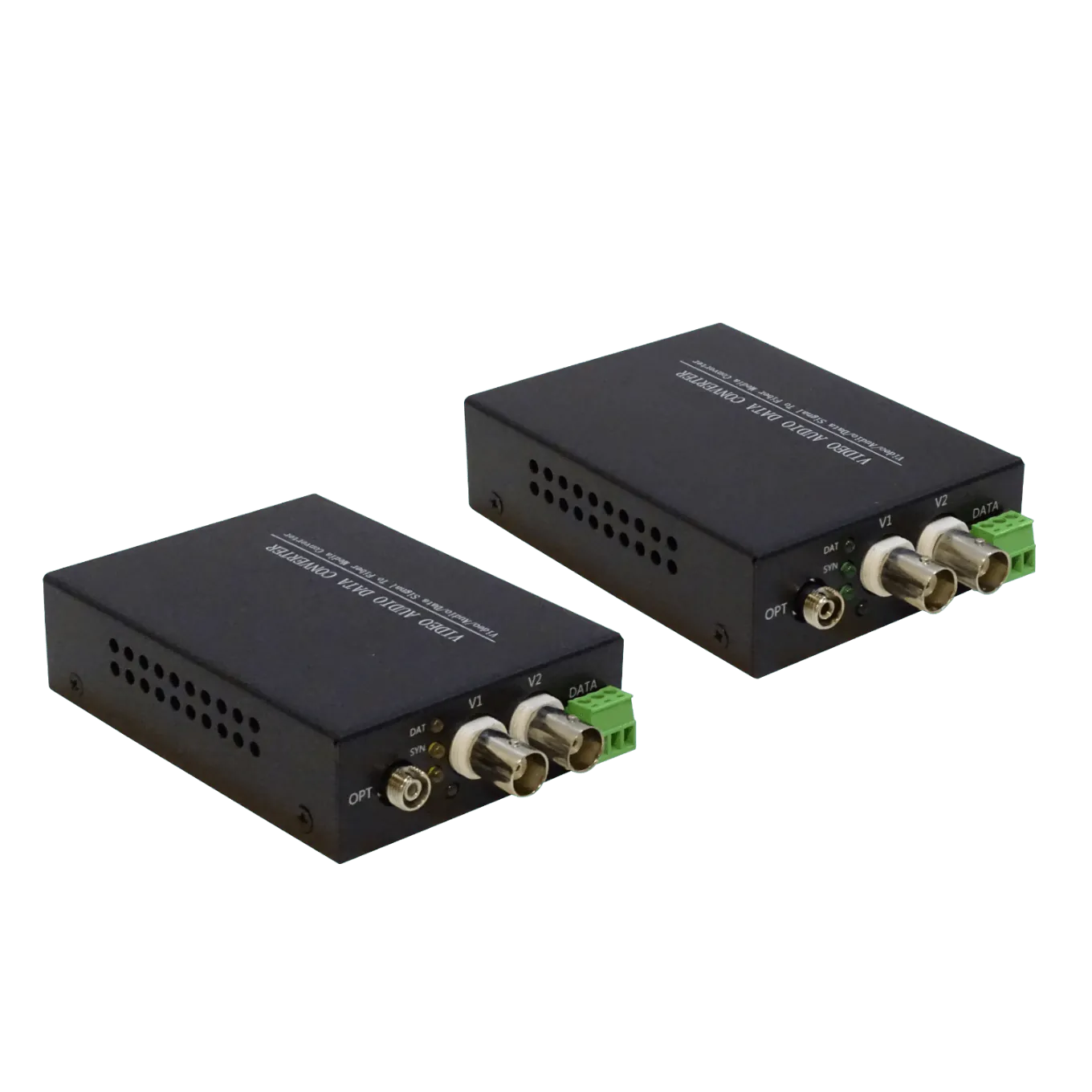 Transmisor de Video 2 Canales, 720p/960p, FC BNC-H RS485 TX/RX, Fibra Óptica SM, 20km, CCTV TVI 6