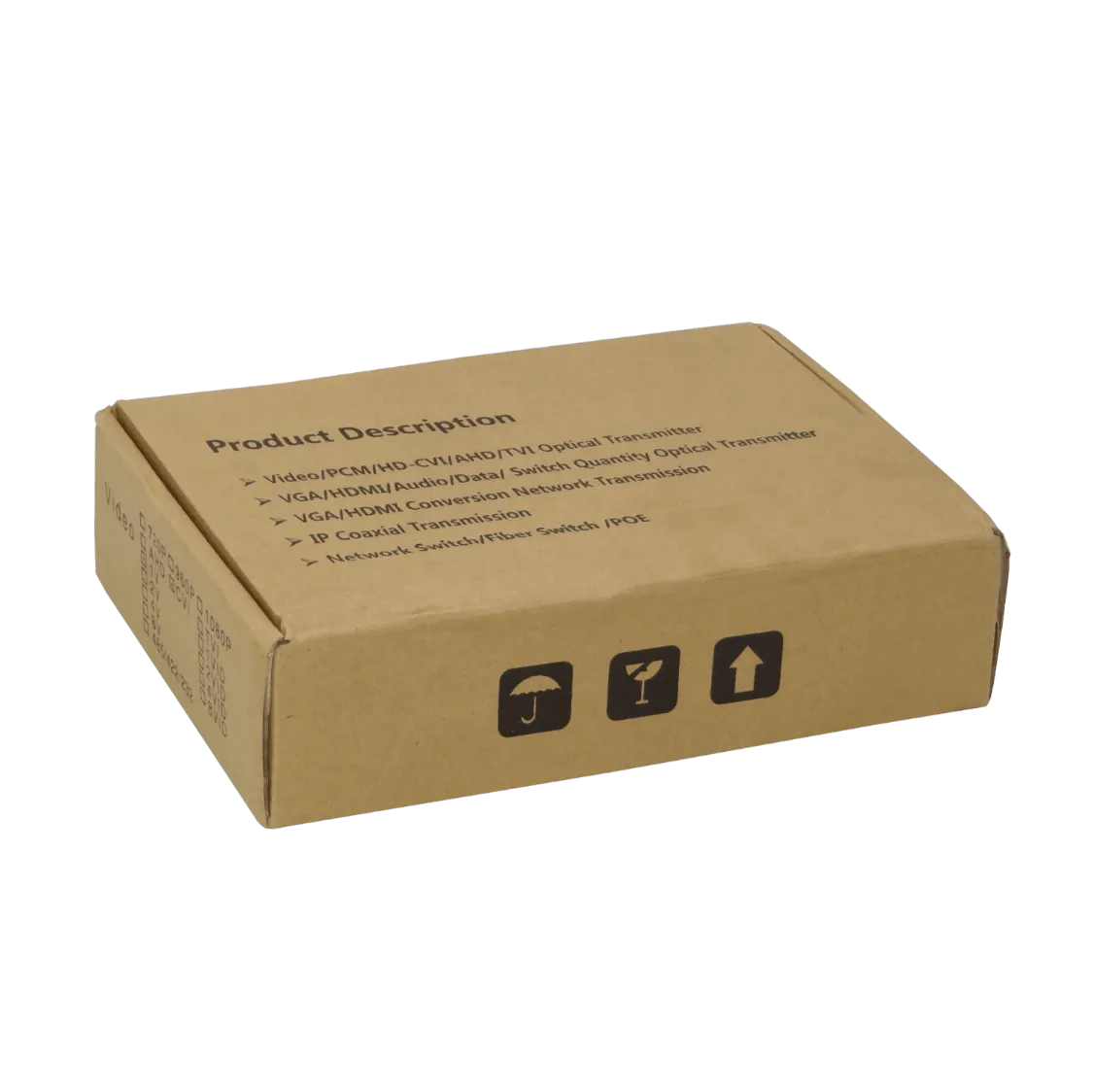 Transmisor de Video 1 Canal, 720p/960p, FC BNC-H RS485 TX/RX, Fibra Óptica SM, 20km, CCTV TVI 5