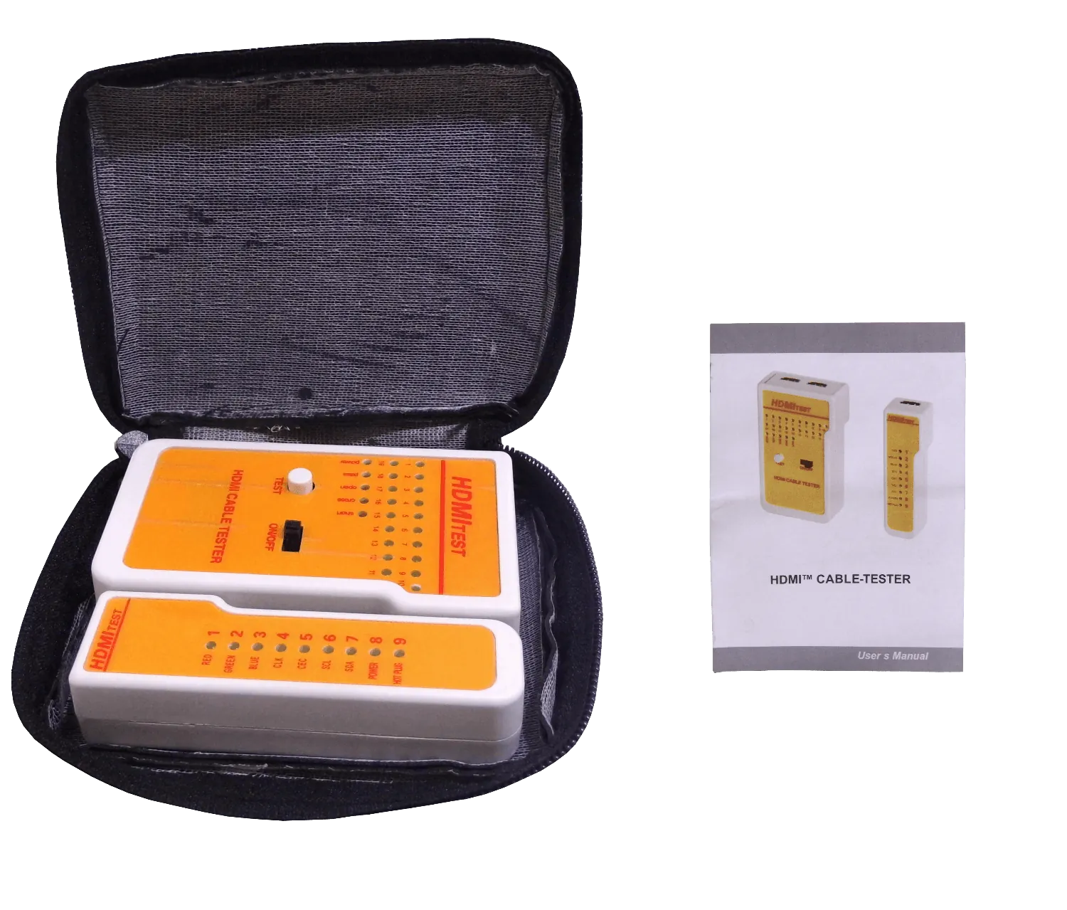HDMI Cable Tester 2-HDMI requiere-Bateria-9V 24-LED 5