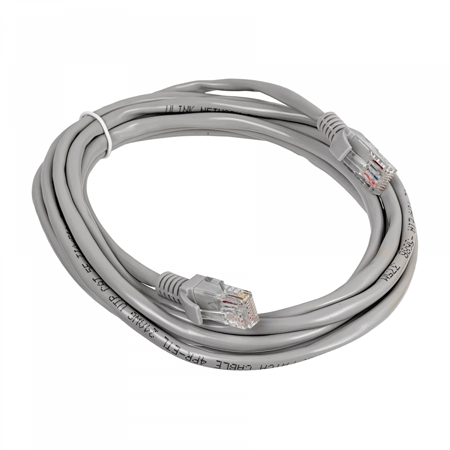 Cable Patch Genérico Cat5e 3mt Gris CCA Inyectado Multifilar 5