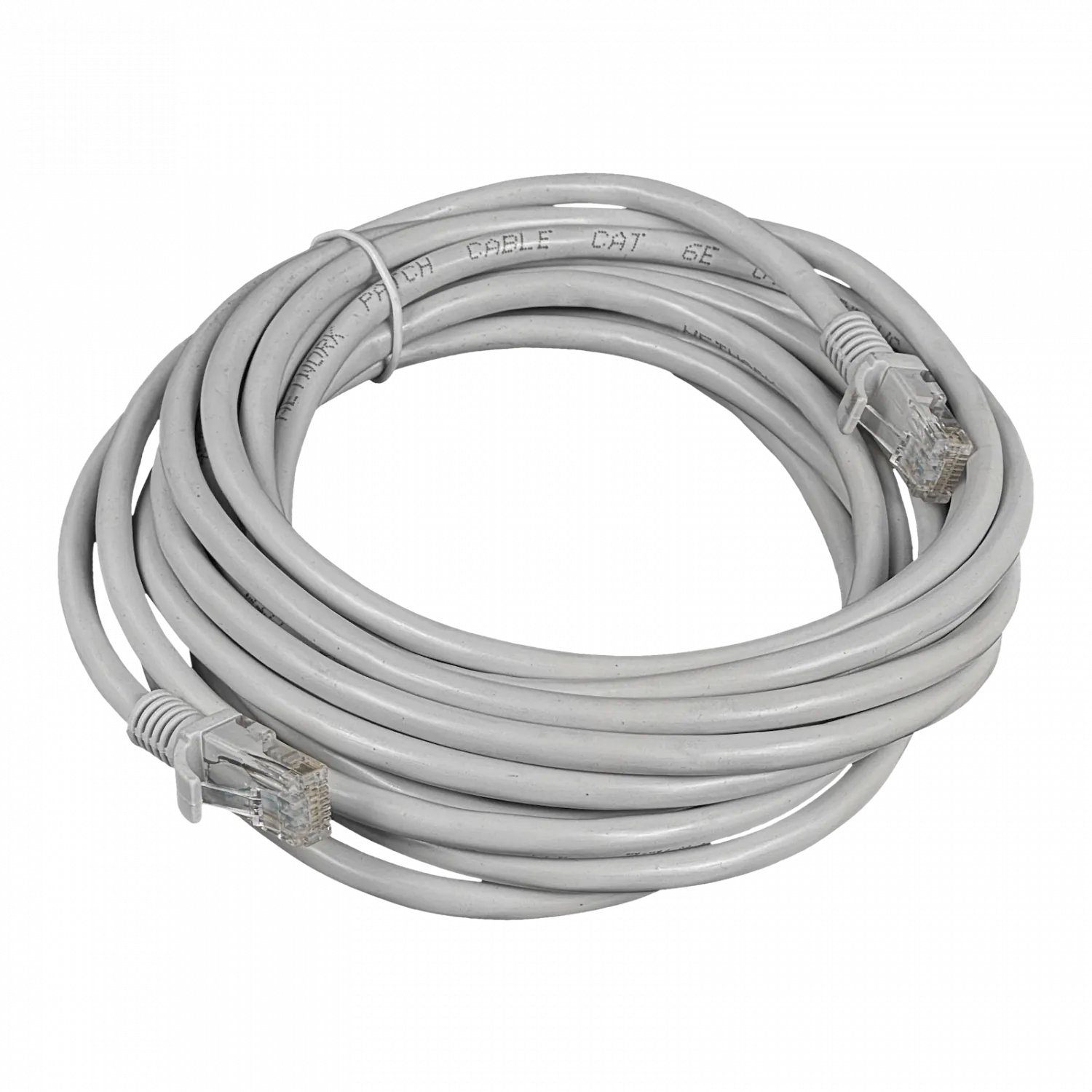 Cable Patch Genérico Cat5e 5mt Gris CCA Inyectado 4