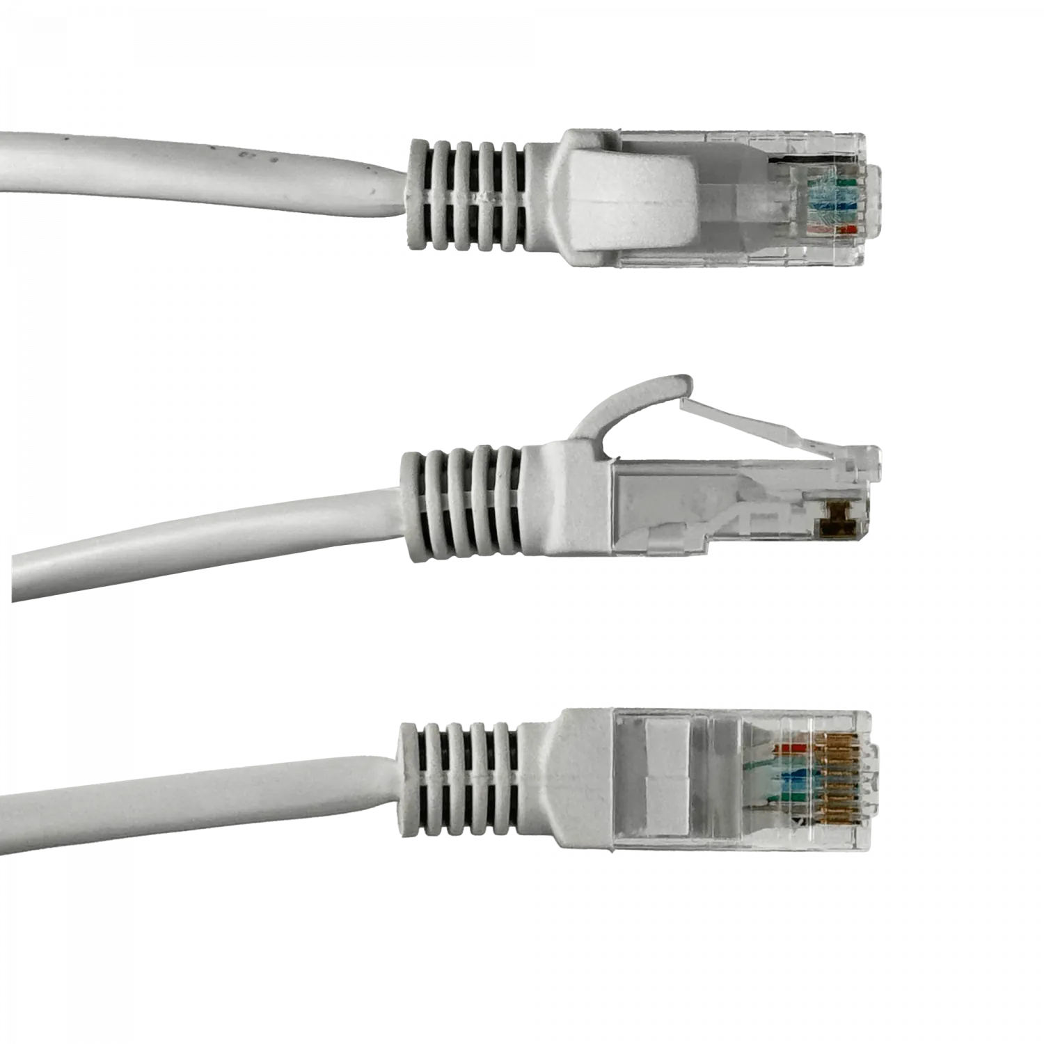 Cable Patch Genérico Cat5e 5mt Gris CCA Inyectado 5