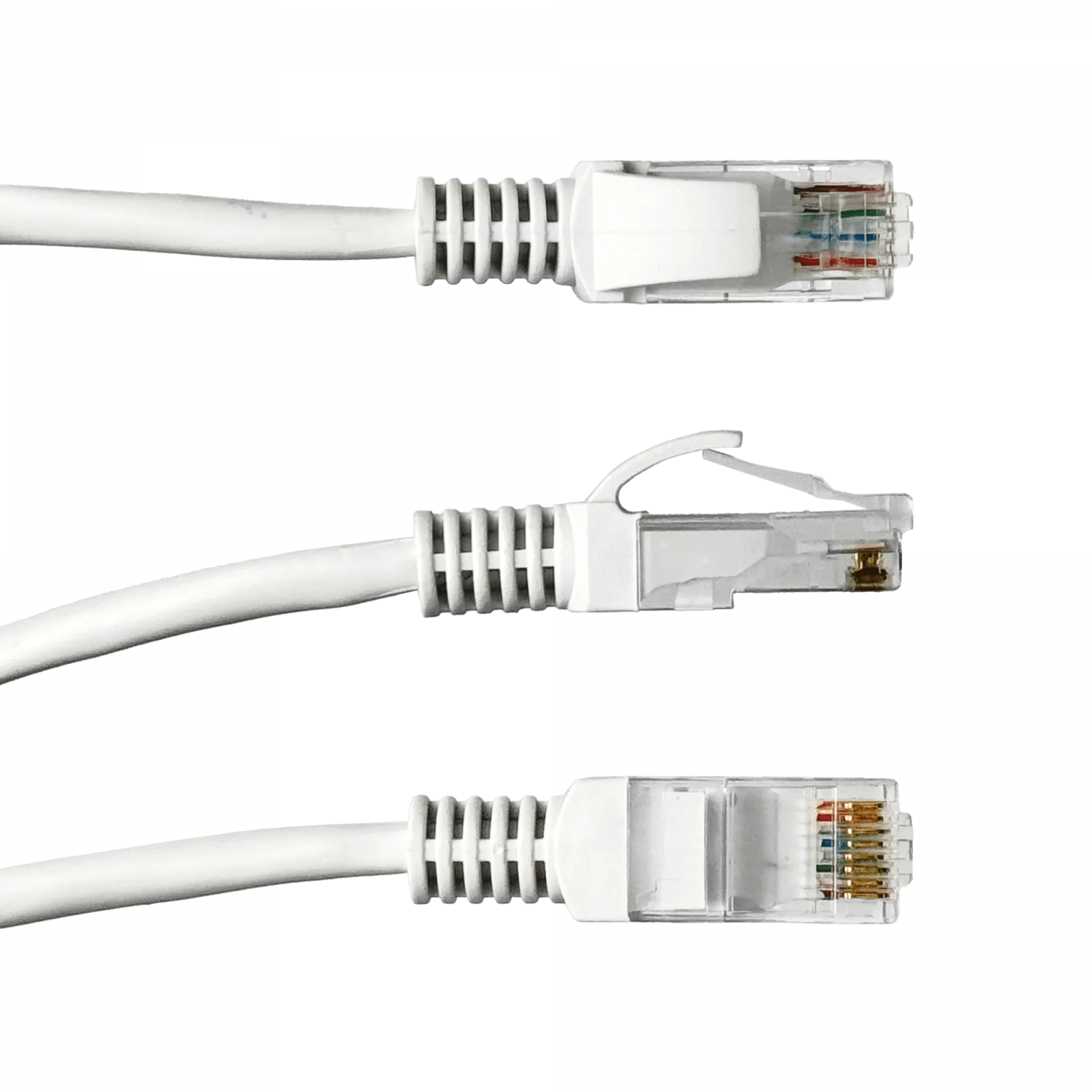 Cable Patch Genérico Cat5e 20mt Gris CCA Inyectado 26AWG 4
