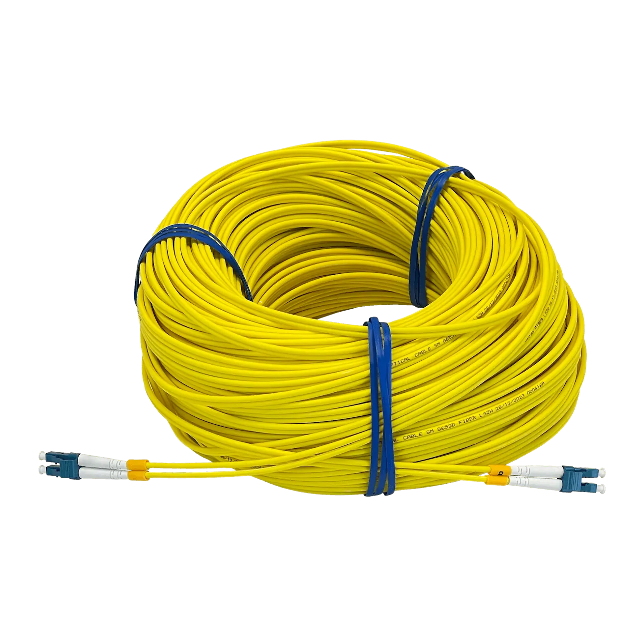100mt LC-LC MonoModo SM Duplex Jumper Cable Fibra 3.0mm 9/125um 3