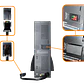 Banco Vacío CITO EBM-10 20 Baterías 240VDC 1x20x12V/9Ah Rack/Torre sin Baterías - Miniatura 2