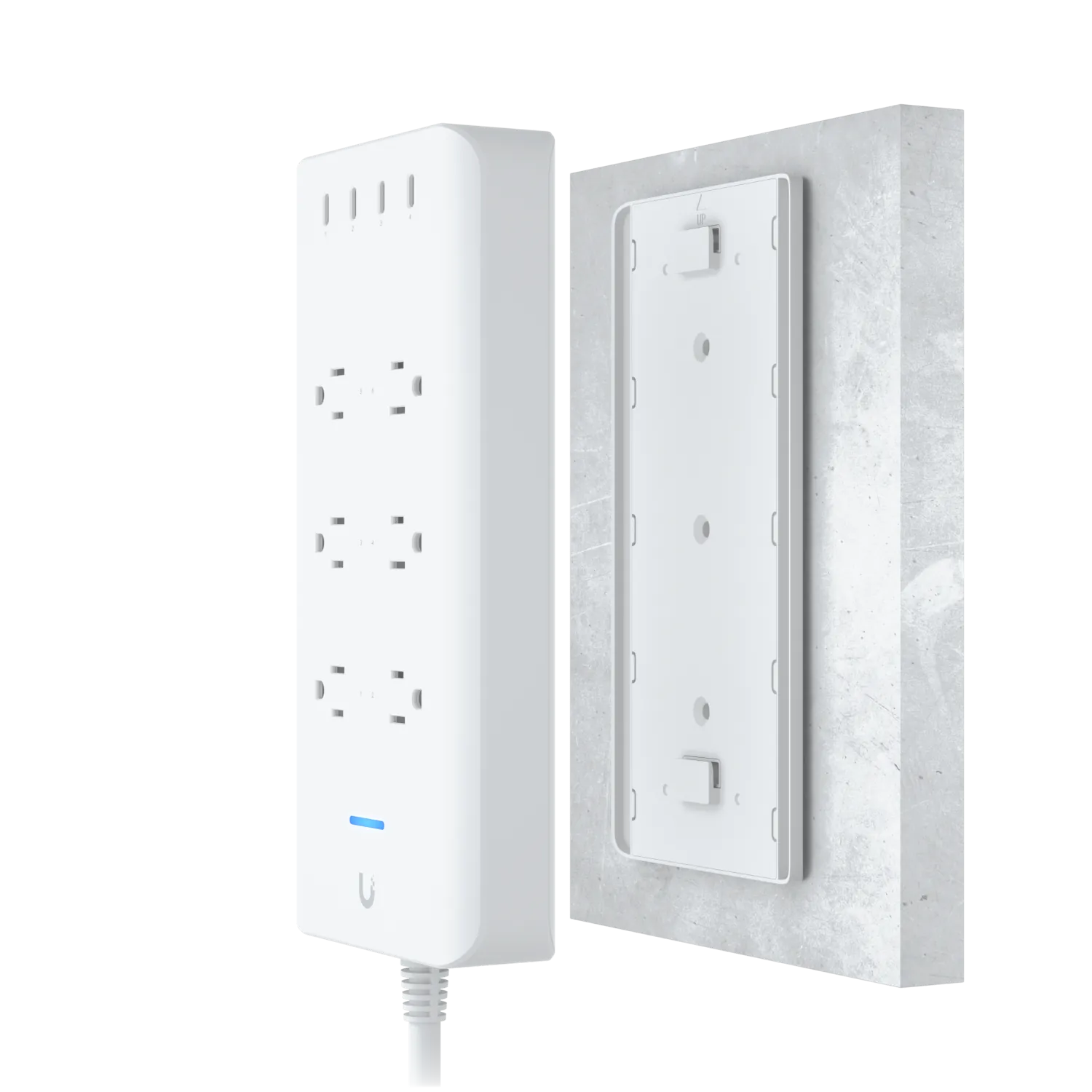 Regleta Inteligente UniFi SmartPower Strip US, 6 Tomas de Corriente, 4xUSB-C, Solo Redes 100-125V AC 3