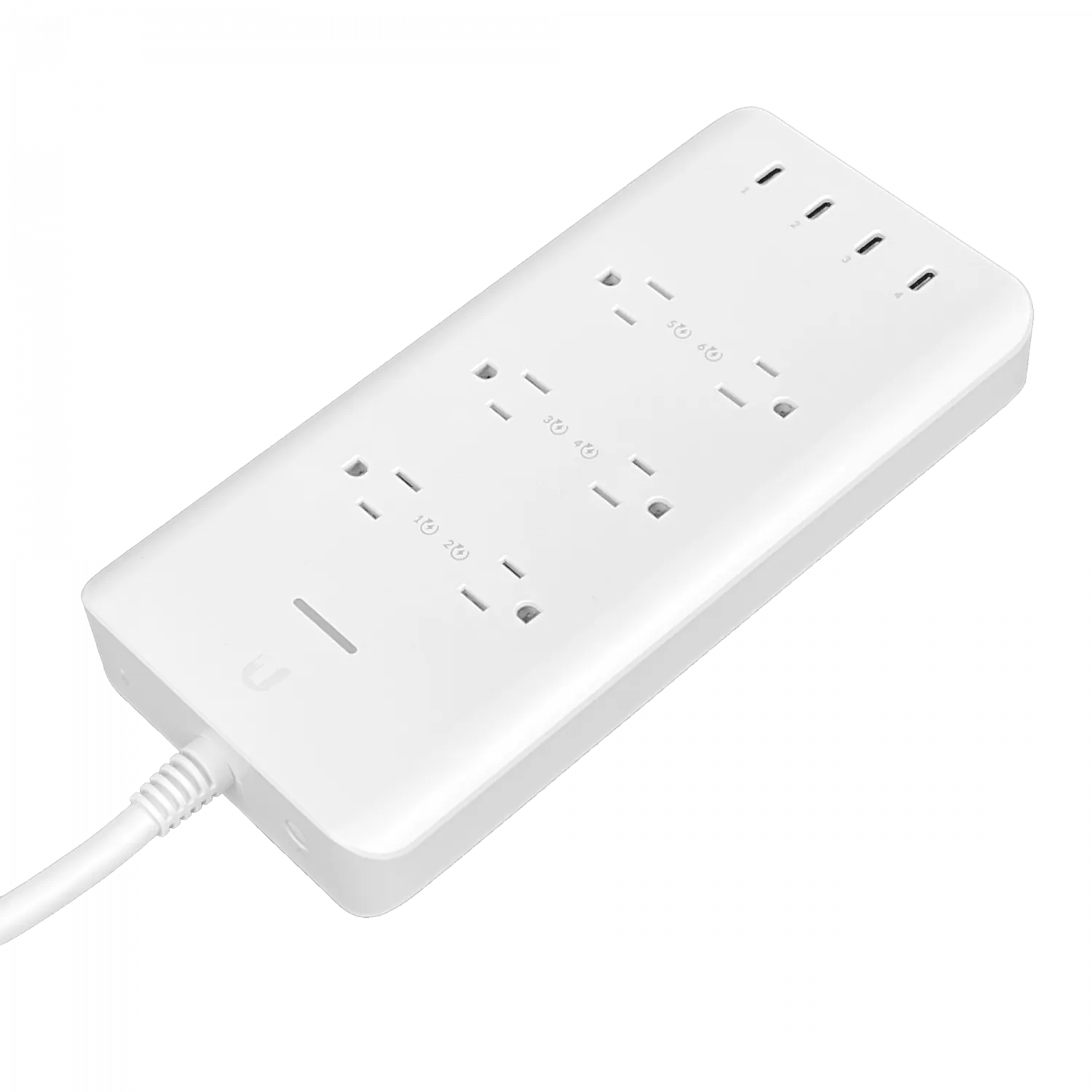 Regleta Inteligente UniFi SmartPower Strip US, 6 Tomas de Corriente, 4xUSB-C, Solo Redes 100-125V AC 7