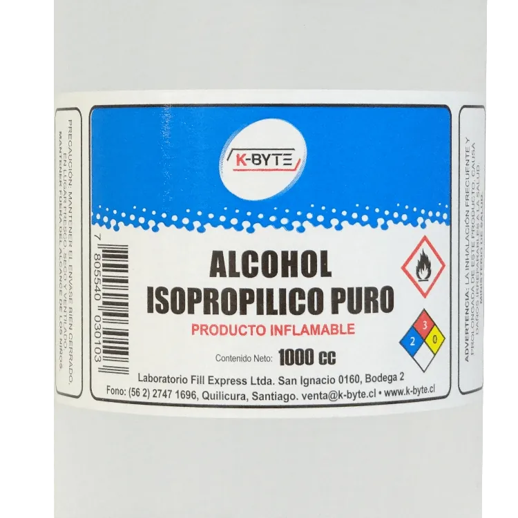 Alcohol Isopropílico, Botella 1 Litro 2