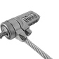 Candado de Seguridad con Clave para Notebook 1m – COMPUTERLOCK - Miniatura 3