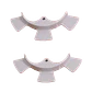 LINKMADE ORDENADOR PLASTICO ENRUTADOR FIBRAS 2-MEDIAS-LUNAS - Miniatura 2