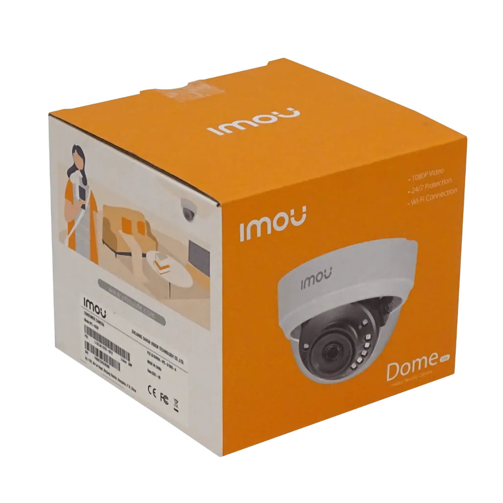 IMOU Camara Domo Wifi 2.4GHz 2MP IP MicroSD 2.8/3.6mm inc-12V/1A 4