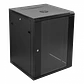 Rack de Pared LINKMADE RK15-6L 15U 60cm Fondo Negro Inc 2U Espacio Libre - Miniatura 2