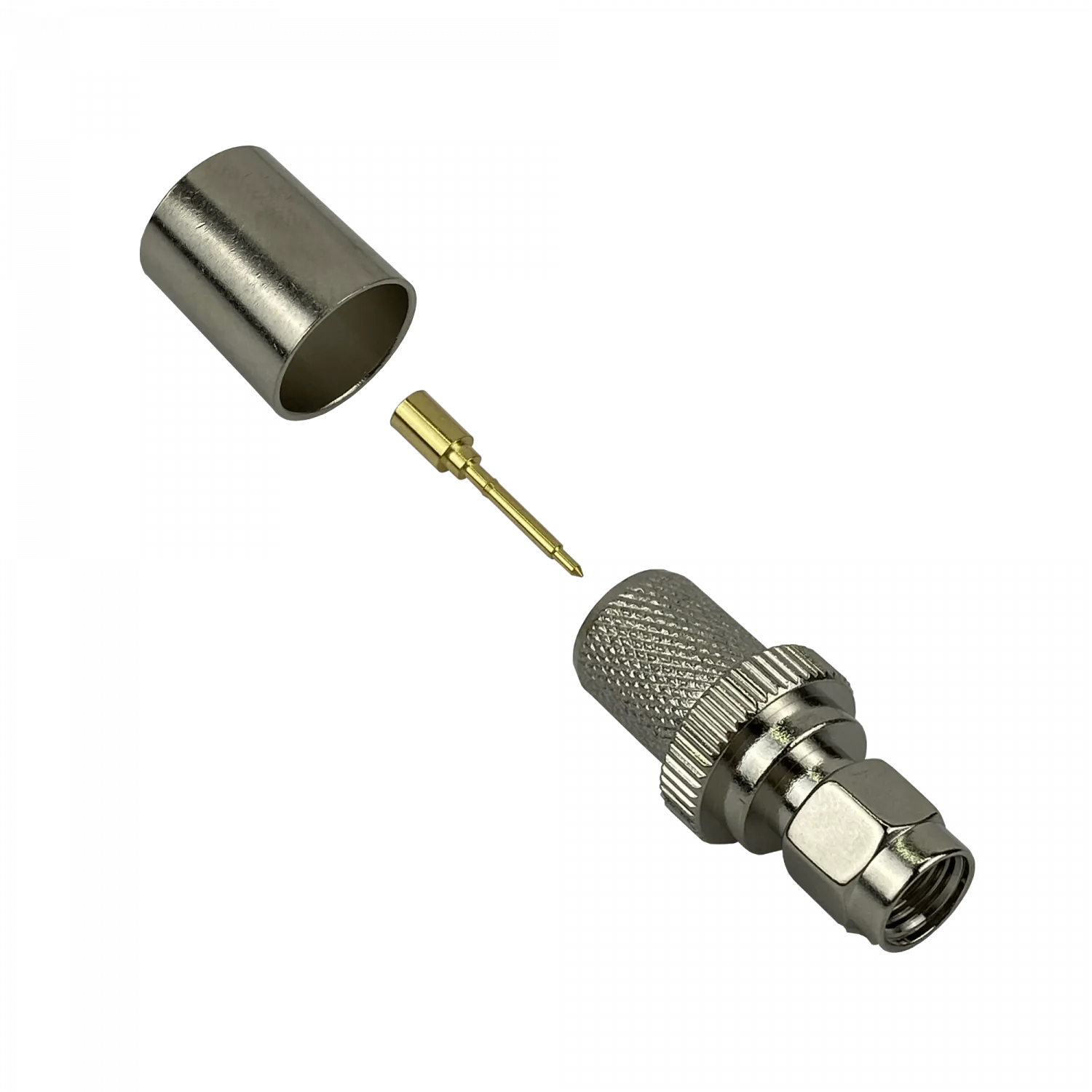 Conector SMA-Macho Crimpado para Cable Coaxial LMR400 Serie-400 4