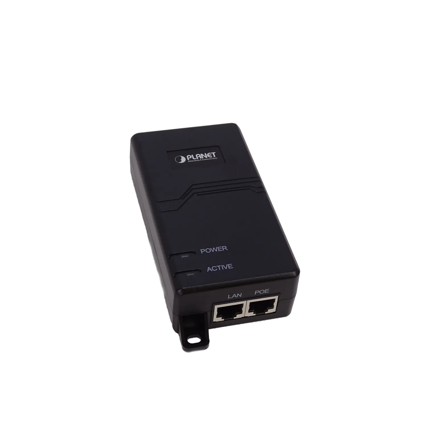  Inyector PoE+ Planet POE-172 de 220V AC a 56V DC y 60W, 802.3at, 56V, 60W, 2 RJ45 Gigabit 4