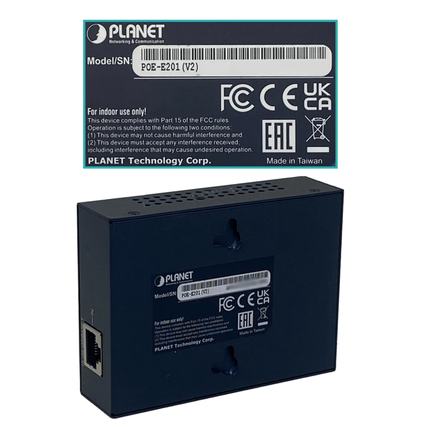 Extensor PoE+ PLANET POE-E201 - Amplía Ethernet Gigabit y PoE hasta 200 metros 5