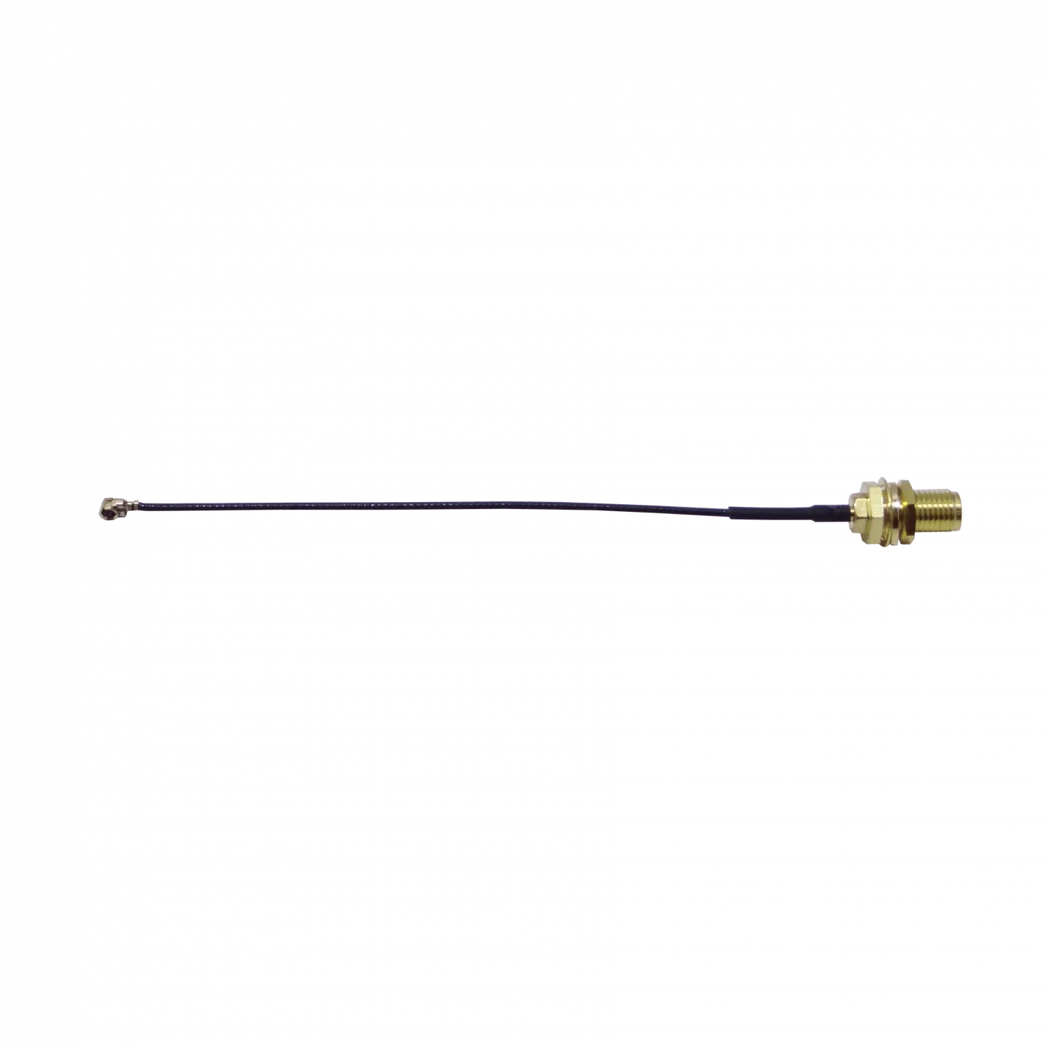 Cable Coaxial U.FL (IPX/IPEX) a RPSMA-Hembra CA100, Negro, 10cm 2