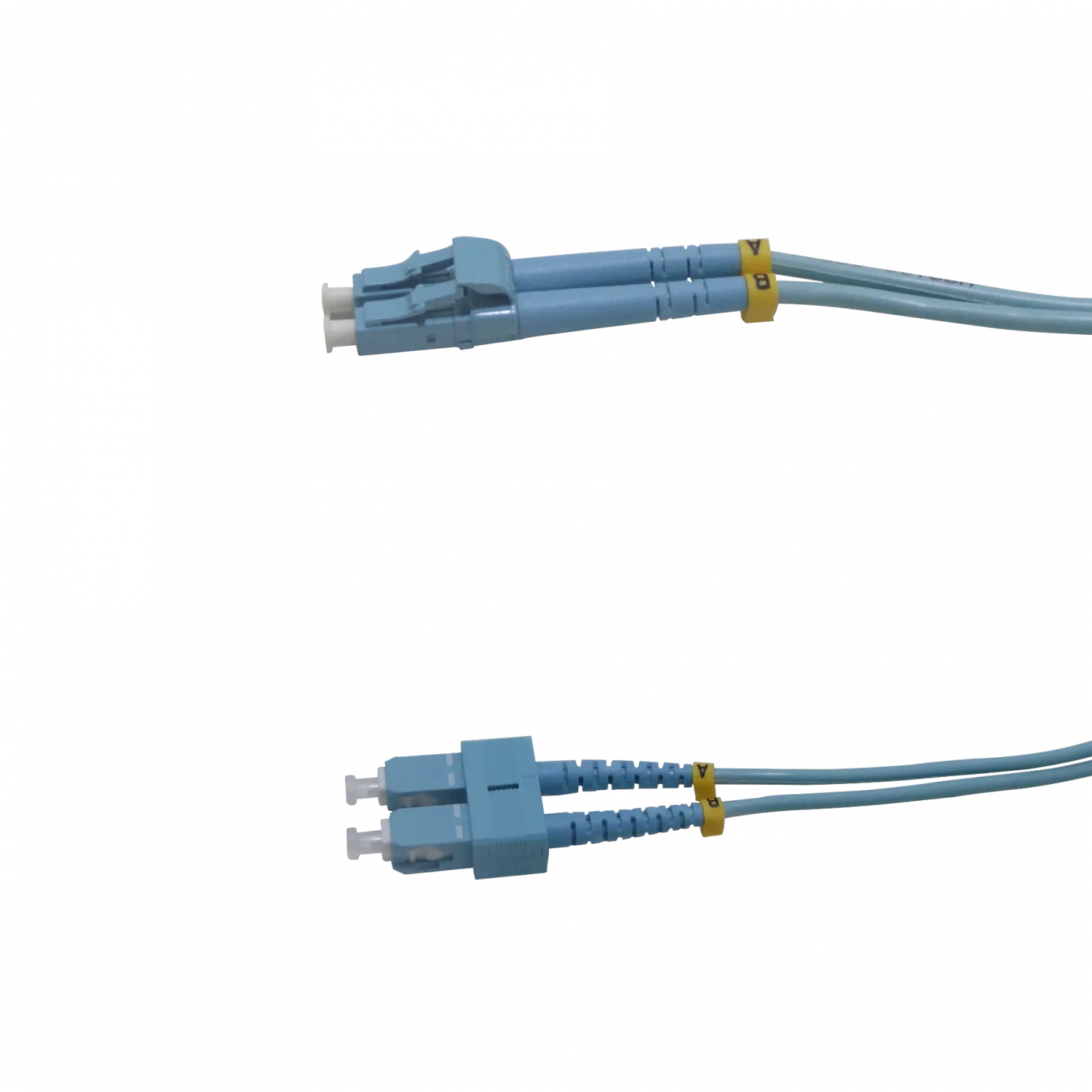 15mt LC-SC OM3 MultiModo MM Duplex Jumper Fibra 50/125um 3.0mm LSZH 2