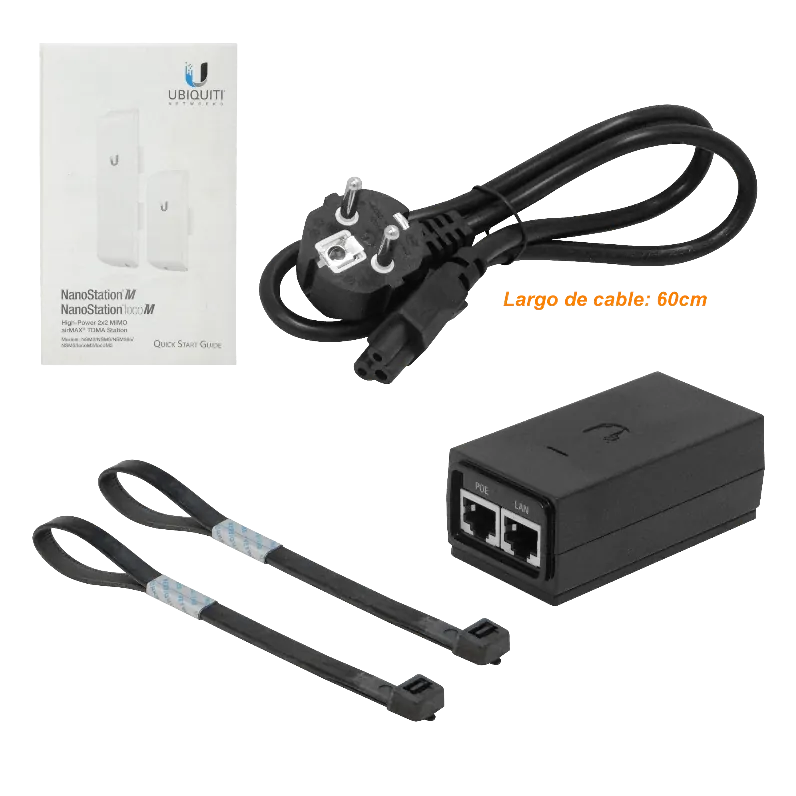 CPE Inalámbrico de 3.65 GHz con Antena Integrada de 13.7 dBi, Ubiquiti NanoStation M365 (NSM365) 5