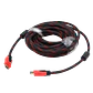 Cable HDMI 10m 720p v1.4, HDMI-M a HDMI-M, Negro, 3D, sin Bisagra - Miniatura 2