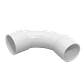 Codo curva LinkChip PVC40-C 40mm blanco para tubo PVC - Miniatura 2