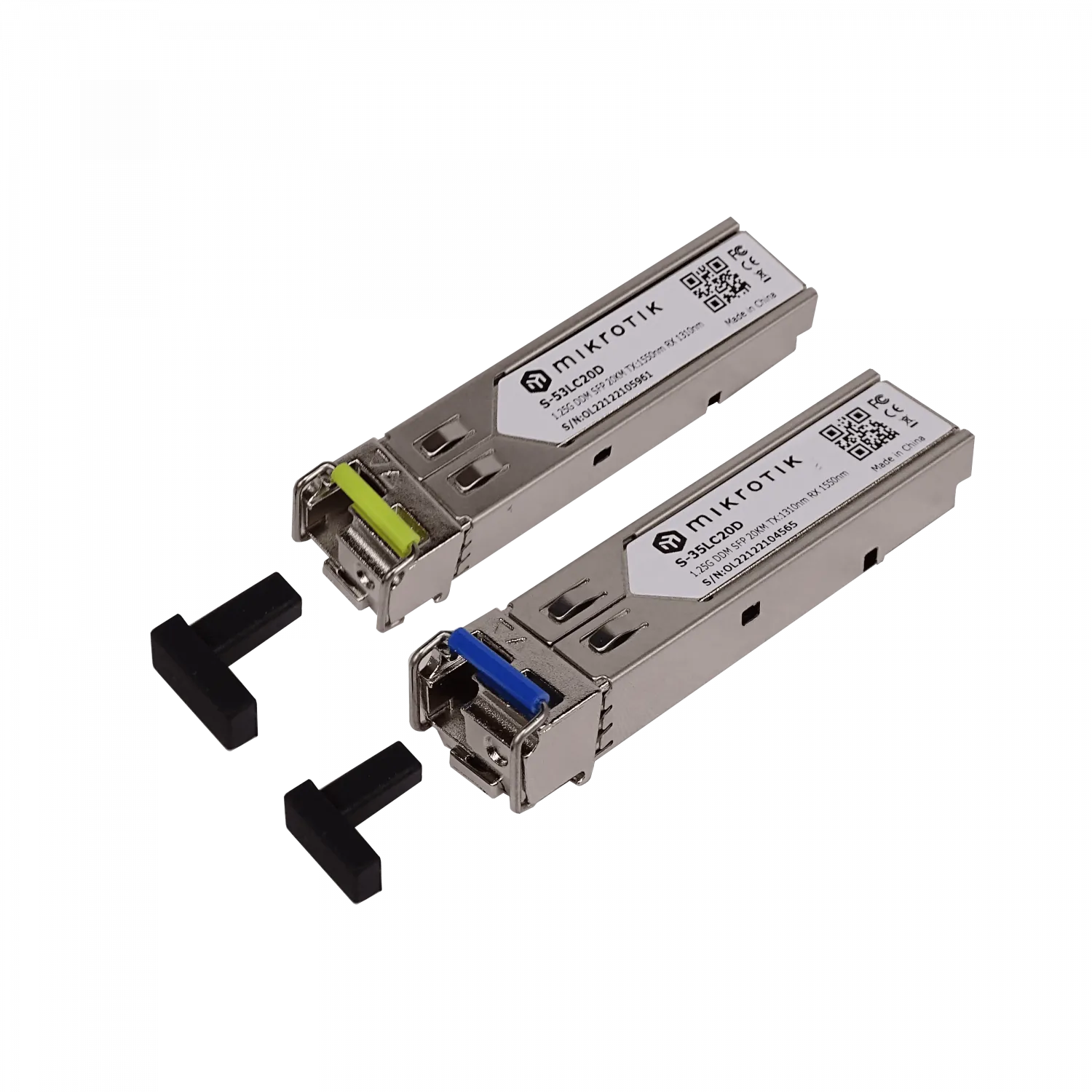 Módulo SFP MikroTik S-3553LC20D 20km 1550/1310nm 1.25Gbps 3
