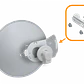 UBIQUITI 1-1000 Gigabit 25dBi 5GHz 400mm PowerBeam Exterior inc-PoE24V - Miniatura 5