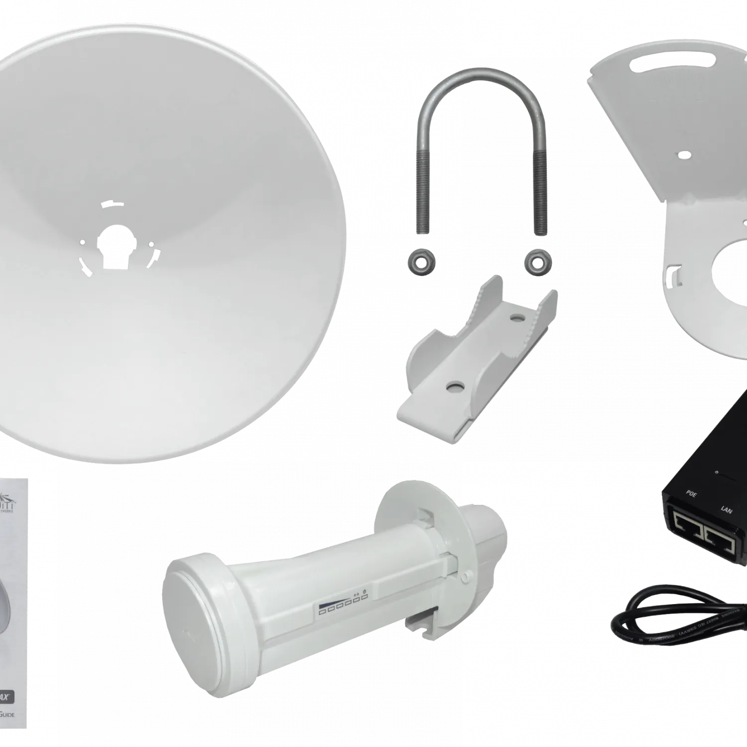 UBIQUITI 1-1000 Gigabit 25dBi 5GHz 400mm PowerBeam Exterior inc-PoE24V 6