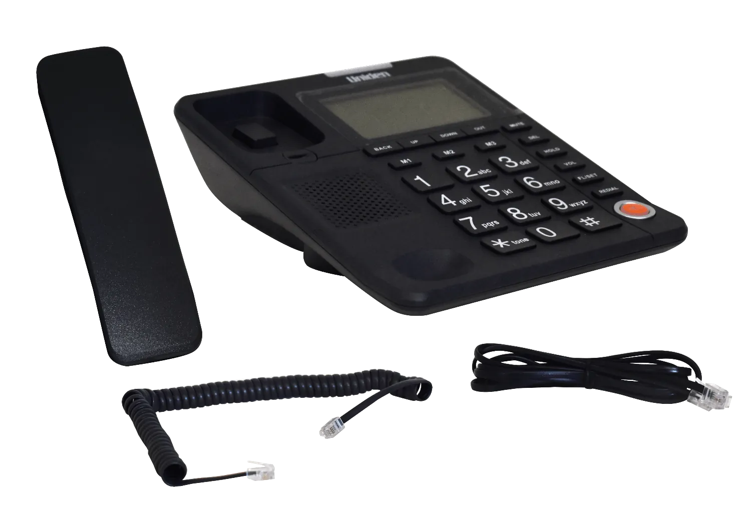 Teléfono Análogo Uniden AS7408 Sobremesa LCD Altavoz RJ11 2
