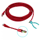 LINKMADE 7,5MT CAT5E ROJO LSZH CABLE PATCH INYECTADO MULTIFILAR 7.5 - Miniatura 2