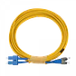 5mt SC-FC MonoModo SM Duplex Jumper Cable Fibra - Miniatura 3