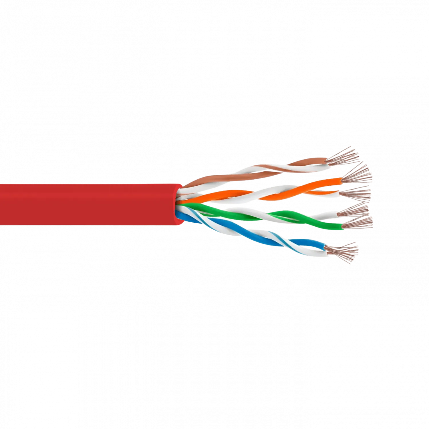 LINKMADE 7,5MT CAT5E ROJO LSZH CABLE PATCH INYECTADO MULTIFILAR 7.5 4